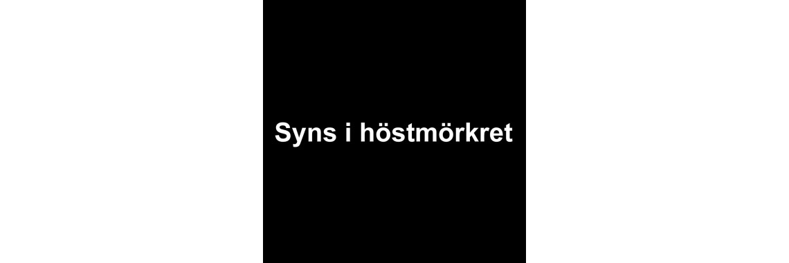 Syns i Höstmörkret